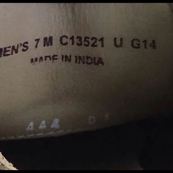 Cole Haan tan distressed leather dress shoes slightly worn leather shoes size 7 - Picture 9 of 14